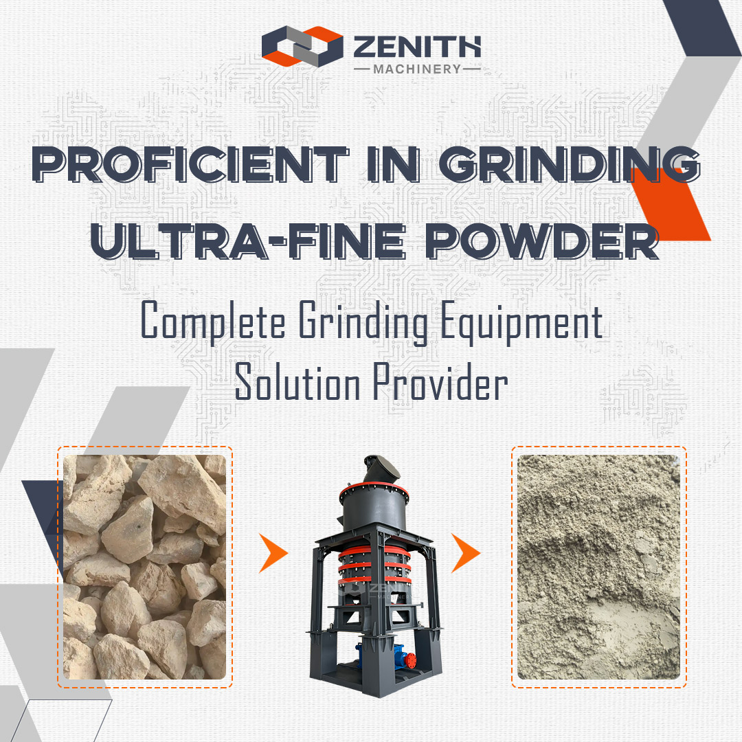 XZM Ultrafine Grinding Mill by Zenith for fine limestone powder production